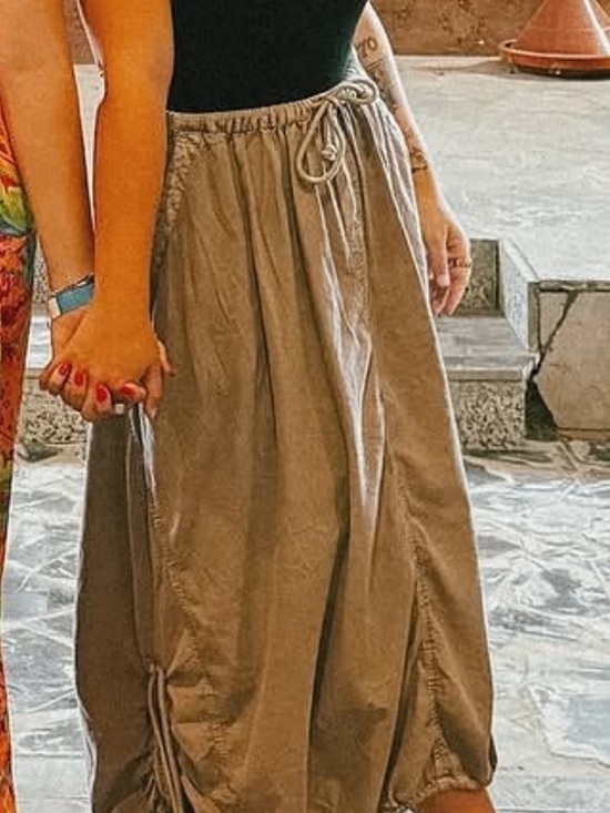 Free People Dresses & Skirts - Free People Drawstring Maxi Skirt